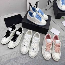 32% OFF Sports 2024 Small fragrant panda womens European goods 22 spring new flat bottom leisure sports board c simple Colour matching small white shoes