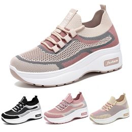 Classic casual shoes sponge cake running shoes comfortable and breathable versatile all season thick soled socks shoes 13