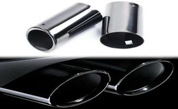 Manifold Parts 2pcs Titanium Black Muffler Exhaust Tail Pipe Tip For E90 E92 325 325i 328i8817526