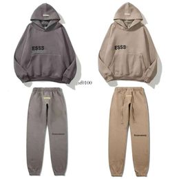 Hoodie Essenialsweatshirts Esstialls Tracksuit Man Women Essentalshoody Hoody Pants Set Essen Oversize Pullover Essntialshoodie Pull Suit tialshoodie