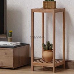 Other Garden Buildings Pine Flower Stand Multi-Layer Storage Shelf Eco-Friendly Pothos Plant Rack Living Room Balcony Office YQ240304