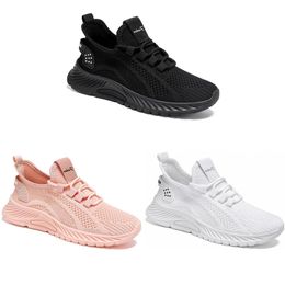 Men women sports sneakers runner outdoor running shoes breathable mesh white pink fashion shoes GAI 092