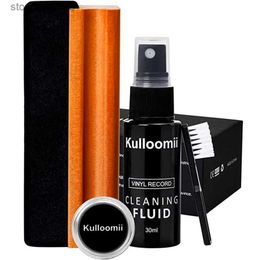 Cleaning Brushes 4 in 1 Vinyl Record Brush Cleaner Kit Dust Remover Handle Brush And Liquid Spray For CD/LP Player Turntable Cleaning KitsL240304