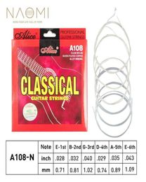 Classical Guitar Strings A108N Clear Nylon SilverPlated Copper Alloy Wound3164869