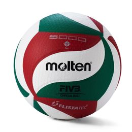 Original Molten V5M5000 Volleyball Standard Size 5 PU Ball for Students Adult and Teenager Competition Training Outdoor Indoor 240301