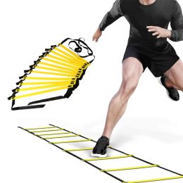 Equipment Speed Agility Training Ladders Adjustable Jumping Step Rope Outdoor Exercise Training Football Sports Drills Equipment