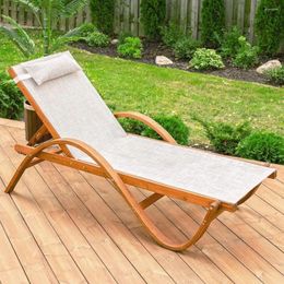 Camp Furniture Lounges Chair Poolside And Beach For Sunbathing Outdoor