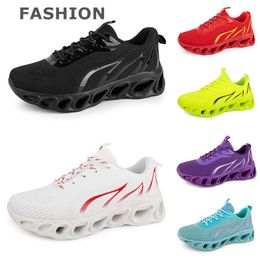 men women running shoes Black White Red Blue Yellow Neon Green Grey mens trainers sports fashion outdoor athletic sneakers eur38-45 GAI color47