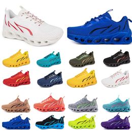 spring men women shoes Running Shoes fashion sports suitable sneakers Leisure lace-up Color black white blocking antiskid big size GAI 374