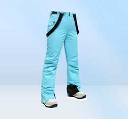 2020 New Winter Ski Pants Women Outdoor High Quality Windproof Waterproof Warm Snow Trousers Winter Ski Snowboarding Pants Brand6672753