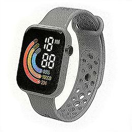 For Xiaomi NEW Smart Watch Men Women Smartwatch LED Clock Watch Waterproof Wireless Charging Silicone Digital Sport Watch d4