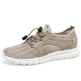 Running Shoes Men Comfort Flat Soft Breathable Light khaki Black Grey Mint Shoes Mens Trainers Sports Sneakers Size 38-44 GAI