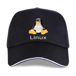 Ball Caps 2024 Funny Linux Baseball Cap Computer Programmer Penguin Men