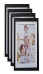 Giftgarden 8x10 Wooden Picture Frame Set For Decoration Wall Po Frame Black Home Decoration Accessories PVC Front Set of 45594225