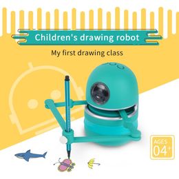 Landzo Quincy Magic Q Robot for Students Learn Drawing Tool Boys Girls Children Educational Toys Toxin319t