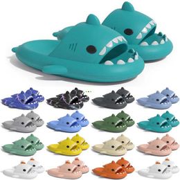 Free Shipping Designer shark slides sandal GAI slipper sliders for men women sandals slide pantoufle mules mens womens slippers trainers sandles color236