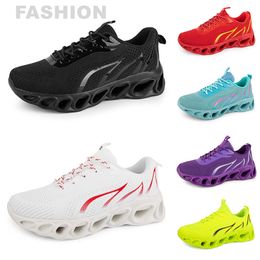 men women running shoes Black White Red Blue Yellow Neon Grey mens trainers sports outdoor athletic sneakers GAI color8