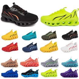 Men Spring Women Shoes Running Shoes Fashion Sports Suitable Sneakers Leisure Lace-up Color Black White Blocking Antiskid Big Size 816 3 15