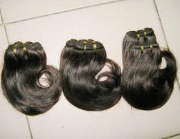 Gorgeous Weave Brazilian wavy 8 inch Human Hair Bob Looking 9pcslot Whole s Order Now3303343