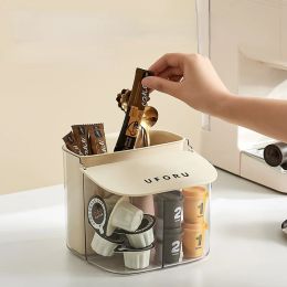 Tools Coffee Capsules Pod Holder for Counter Plastic Espresso Storage Box Kcup Creamer Tea Bag Sugar Packet Organizer Bar