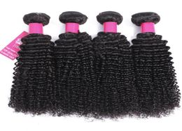 Kinky Curly Straight Body Wave Loose Wave Deep Wave Virgin Hair Wefts Natural Black Brazilian Curly Virgin Human Hair7247490