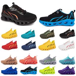 spring men women shoes Running Shoes fashion sports suitable sneakers Leisure lace-up Color black white blocking antiskid big size GAI 814