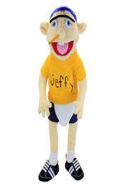 60cm Large Jeffy Hand Puppet Plush Doll Stuffed Toy Figure Kids Educational Gift Funny Party Props Christmas Doll Toys Puppet 22084278904