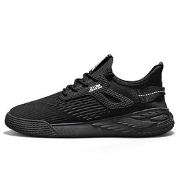 Running Shoes Men Comfort Flat Breathable Black White Grey Green Shoes Mens Trainers Sports Sneakers Size 39-44 GAI Color12