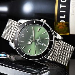 42% OFF watch Watch for Mens Three stitches Quartz Top Luxury With calendar function Steel Belt Men Fashion BREI Type