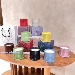 Designer Aromatherapy Candles 9 Colourful Fragrance Candles Home Decoration Living Room Bathroom Air Freshener Gift Night Couple Dating Romantic Candles