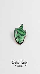 Melon Brooch Fun And Fashionable Personality Watermelon Design Metal Badge Cartoon Cute Marine Life Gift Jewellery S0012454651