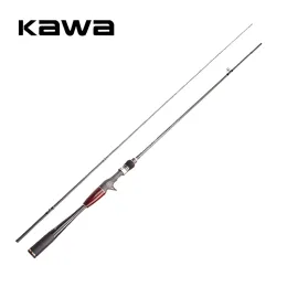 Rods KAWA Fishing Carbon Fibre Rod Two Sections Fast Rod Fuji Seat and Ring Lure Casting And Spinning Rod High Quality Free Shipping