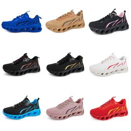 men running shoes women GAI white black navy blue light Brown mens trainers sports purple Breathable Walking shoes trendings trendings