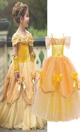 Girl039s Dresses Girls Princess Costume Kids Halloween Carnival Cosplay Party Children Shoulderless Disguise4780288