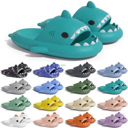Free Shipping Designer shark slides sandal GAI slipper sliders for men women sandals slide pantoufle mules mens womens slippers trainers sandles color383
