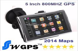 5 Inch Car GPS Navigation MTK MS2531 800MHZ 912S CPU FM Transmitter WinCE 60 RAM 128MB Build in 4GB Flash With New 9503388