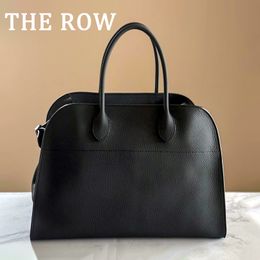 The row margaux15 Real leather tote Designer bag margaux 17 Luxurys handbag Womens Shoulder bag 7A fashion mens Crossbody bucket pochette hobo shop travel duffle bag