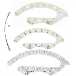 Ceiling Lights LED Lamp Retrofit 6W 8W 9W 12W Board Round Wick Horseshoe Lens Light Source Tri-color Dimming Panel Bedroom