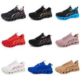 2024 women men running GAI shoes black yellow purple mens trainers sports red Brown Breathable Walking shoes outdoor Six