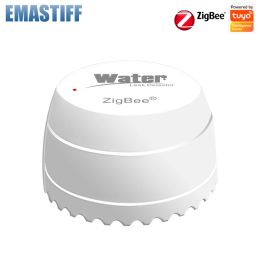 Detector Tuya Zigbee Water Leakage Detector Smart Home Water Flood Sensor Work With Tuya Zigbee Gateway Support Smart Life APP