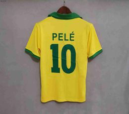 Soccer Jerseys Brasil Vintage ROMARIO RIVALDO BraziLS camisa futebol 2000 1970 1957 1950 PELE Retro soccer jerseysH2434