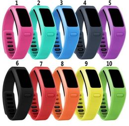 DHL Fast Ship New Soft Silicone Replacement Wrist Watch Band Strap for Garmin Vivofit1 Vivofit 1 Smart Watch7487092