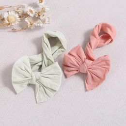 Hair Accessories Born Headband For Baby Girls Seamless Head Bands Bows Lovely Elastic Bowknot Turban Kids Children