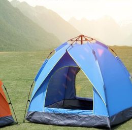 Throw tent outdoor automatic tents throwing up waterproof camping hiking tent waterproof large family tents6138825