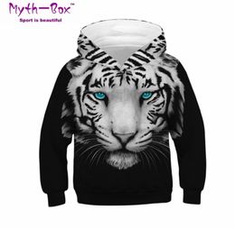 Winter Children039s Sport Hoodies Animal Tiger 3D Print Kids Sweatshirts Junior Tops Child Pullover 413y BoyGirl Hooded Sweat7216175