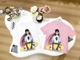 Brand baby tshirt Skateboarding girl pattern girls boys Short Sleeve T-shirt Size 100-150 CM designer kids clothes summer child tees 24Feb20