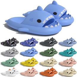 Free Shipping Designer shark slides sandal GAI slipper sliders for men women sandals slide pantoufle mules mens womens slippers trainers sandles color185