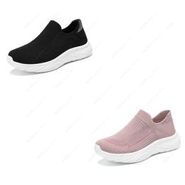 Women Shoes 2024 New Leisure Sports Shoes Running Shoes Sole Lazy Shoes Korean Edition Trend Flying Weaving One Step Single Shoes GAI 071