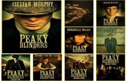 A3 and A4 Peaky Blinders Thomas Shelby Posters Kraft Paper DIY Home Bar Cafe Bedroom Decor Painting Gift Print Art Wall Sticker C02743690