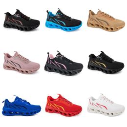 2024 men women running shoes GAI black white purple pink green navy blue light yellow Beige fuchsia Nude plum mens trainers Female sports sneakers jun40